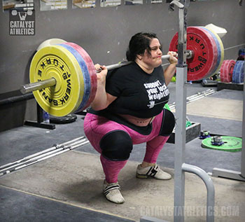 Tamara Back Squat - Olympic Weightlifting, strength, conditioning, fitness, nutrition - Catalyst Athletics
