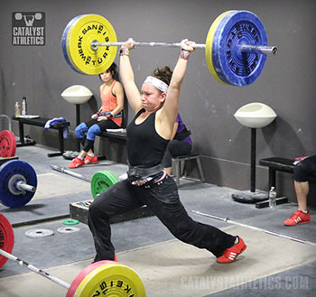 Alyssa Jerk - Olympic Weightlifting, strength, conditioning, fitness, nutrition - Catalyst Athletics