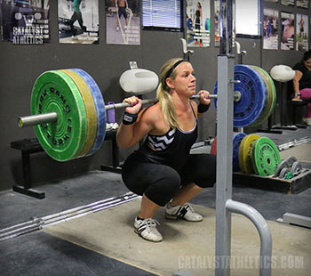 Kara Back Squat - Olympic Weightlifting, strength, conditioning, fitness, nutrition - Catalyst Athletics