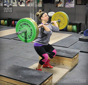 Danielle Block Power Clean - Olympic Weightlifting, strength, conditioning, fitness, nutrition - Catalyst Athletics