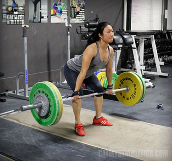 Mary Clean Pull - Olympic Weightlifting, strength, conditioning, fitness, nutrition - Catalyst Athletics