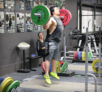 Steve Jumping 1/4 Squat - Olympic Weightlifting, strength, conditioning, fitness, nutrition - Catalyst Athletics