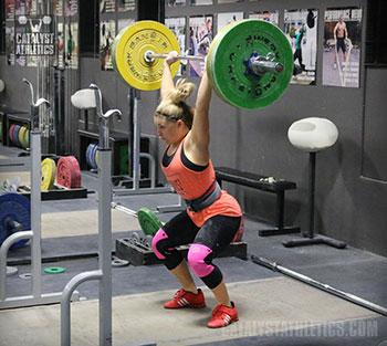Danielle Power Jerk - Olympic Weightlifting, strength, conditioning, fitness, nutrition - Catalyst Athletics