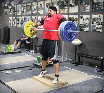 Brian Snatch High-Pull on Riser - Olympic Weightlifting, strength, conditioning, fitness, nutrition - Catalyst Athletics