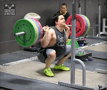 Steve Back Squat - Olympic Weightlifting, strength, conditioning, fitness, nutrition - Catalyst Athletics
