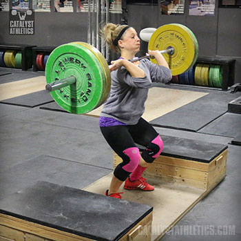 Danielle Block Power Clean - Olympic Weightlifting, strength, conditioning, fitness, nutrition - Catalyst Athletics