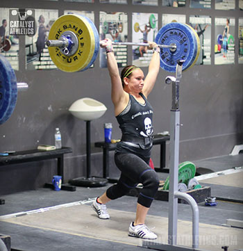Alyssa Jerk - Olympic Weightlifting, strength, conditioning, fitness, nutrition - Catalyst Athletics