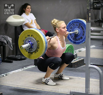 Chelsea Back Squat - Olympic Weightlifting, strength, conditioning, fitness, nutrition - Catalyst Athletics