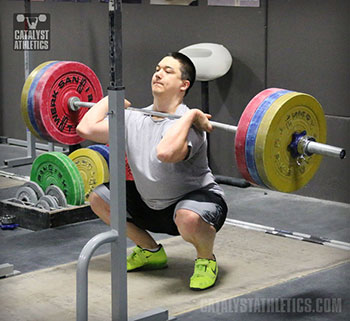 Steve Front Squat - Olympic Weightlifting, strength, conditioning, fitness, nutrition - Catalyst Athletics