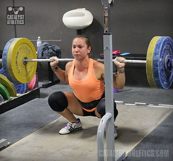 Alyssa Back Squat - Olympic Weightlifting, strength, conditioning, fitness, nutrition - Catalyst Athletics