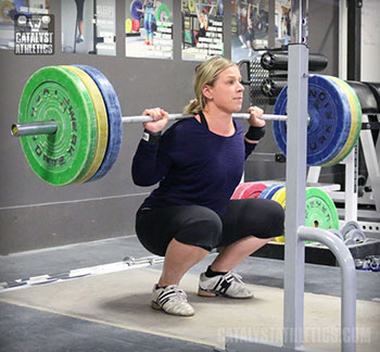 Kara Back Squat - Olympic Weightlifting, strength, conditioning, fitness, nutrition - Catalyst Athletics