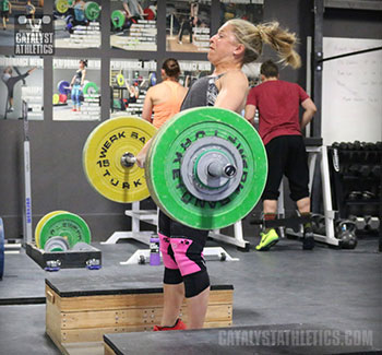 Danielle Block Clean Pull - Olympic Weightlifting, strength, conditioning, fitness, nutrition - Catalyst Athletics