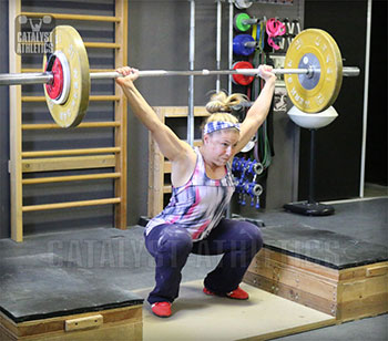 Danielle Block Snatch - Olympic Weightlifting, strength, conditioning, fitness, nutrition - Catalyst Athletics