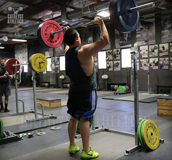 Steve Push Press - Olympic Weightlifting, strength, conditioning, fitness, nutrition - Catalyst Athletics