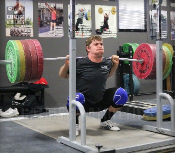 Justin Back Squat - Olympic Weightlifting, strength, conditioning, fitness, nutrition - Catalyst Athletics
