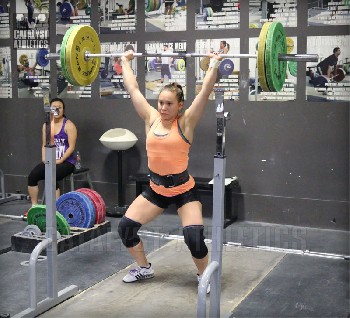 Alyssa Power Jerk - Olympic Weightlifting, strength, conditioning, fitness, nutrition - Catalyst Athletics