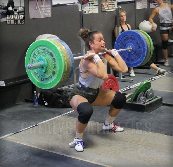 Jessica Power Clean - Olympic Weightlifting, strength, conditioning, fitness, nutrition - Catalyst Athletics