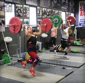 Danielle and Spencer Jerk - Olympic Weightlifting, strength, conditioning, fitness, nutrition - Catalyst Athletics