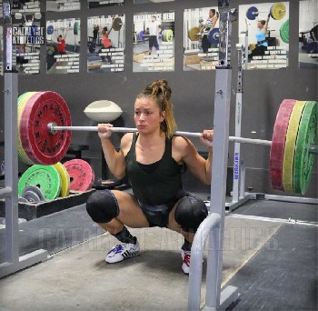 Jessica Back Squat - Olympic Weightlifting, strength, conditioning, fitness, nutrition - Catalyst Athletics