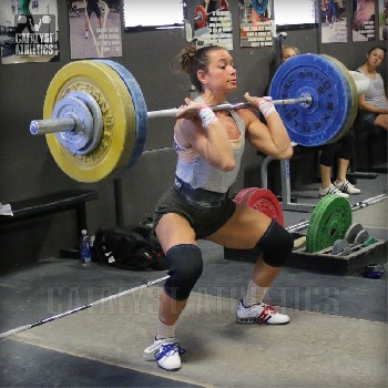 Jessica Power Clean - Olympic Weightlifting, strength, conditioning, fitness, nutrition - Catalyst Athletics