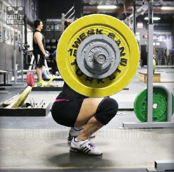 Alyssa Front Squat - Olympic Weightlifting, strength, conditioning, fitness, nutrition - Catalyst Athletics