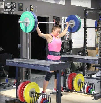 Aimee Snatch Push Press - Olympic Weightlifting, strength, conditioning, fitness, nutrition - Catalyst Athletics