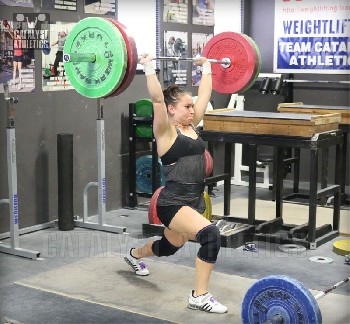 Alyssa Jerk - Olympic Weightlifting, strength, conditioning, fitness, nutrition - Catalyst Athletics