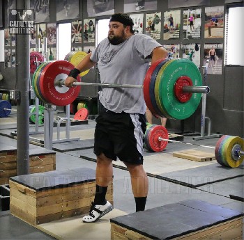 Brian Snatch High Pull on Blocks - Olympic Weightlifting, strength, conditioning, fitness, nutrition - Catalyst Athletics