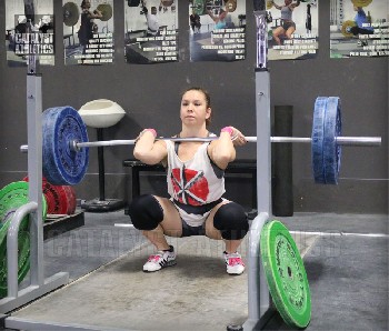 Alyssa Front Squat - Olympic Weightlifting, strength, conditioning, fitness, nutrition - Catalyst Athletics