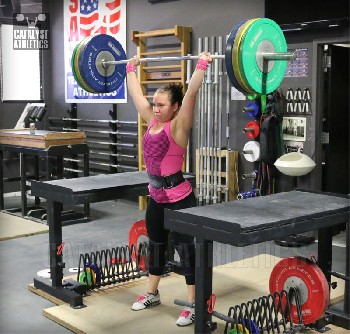 Alyssa Jerk - Olympic Weightlifting, strength, conditioning, fitness, nutrition - Catalyst Athletics