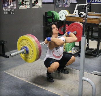 Leo Front Squat - Olympic Weightlifting, strength, conditioning, fitness, nutrition - Catalyst Athletics