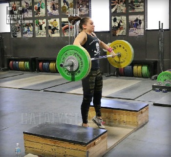 Alyssa Block Snatch High-Pull - Olympic Weightlifting, strength, conditioning, fitness, nutrition - Catalyst Athletics
