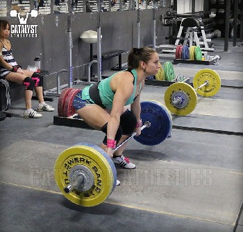 Alyssa clean - Olympic Weightlifting, strength, conditioning, fitness, nutrition - Catalyst Athletics