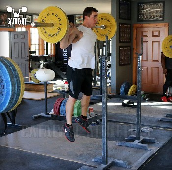 John back squat jump - Olympic Weightlifting, strength, conditioning, fitness, nutrition - Catalyst Athletics