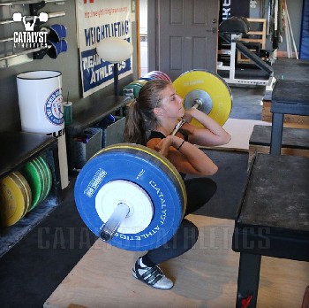 Adee front squat - Olympic Weightlifting, strength, conditioning, fitness, nutrition - Catalyst Athletics