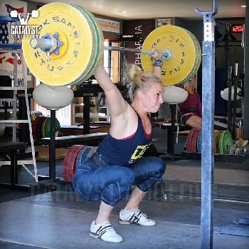 Chelsea overhead squat - Olympic Weightlifting, strength, conditioning, fitness, nutrition - Catalyst Athletics