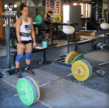 Jess focusing - Olympic Weightlifting, strength, conditioning, fitness, nutrition - Catalyst Athletics