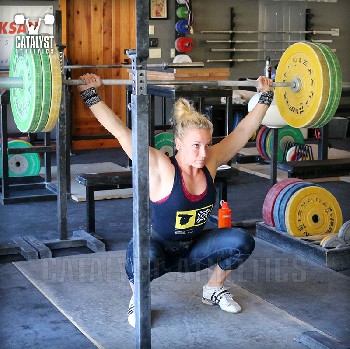 Chelsea overhead squat - Olympic Weightlifting, strength, conditioning, fitness, nutrition - Catalyst Athletics