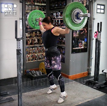 Aimee snatch push press - Olympic Weightlifting, strength, conditioning, fitness, nutrition - Catalyst Athletics
