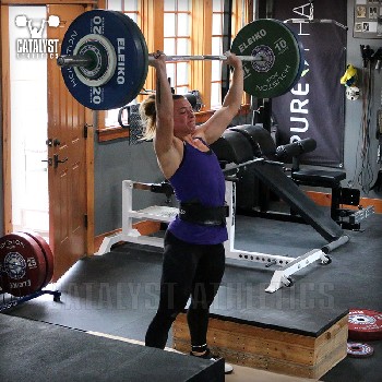 Jess push press - Olympic Weightlifting, strength, conditioning, fitness, nutrition - Catalyst Athletics