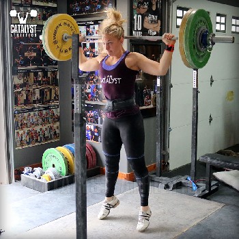 Chelsea snatch push press - Olympic Weightlifting, strength, conditioning, fitness, nutrition - Catalyst Athletics