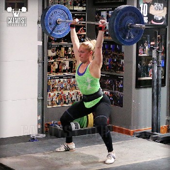 Chelsea power jerk - Olympic Weightlifting, strength, conditioning, fitness, nutrition - Catalyst Athletics