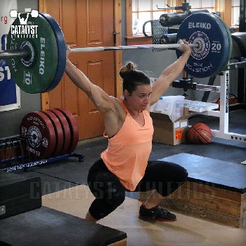 Jess block snatch - Olympic Weightlifting, strength, conditioning, fitness, nutrition - Catalyst Athletics