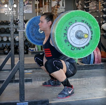 Jessica back squat - Olympic Weightlifting, strength, conditioning, fitness, nutrition - Catalyst Athletics