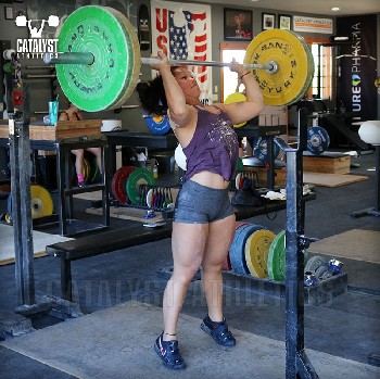 Lily push press - Olympic Weightlifting, strength, conditioning, fitness, nutrition - Catalyst Athletics