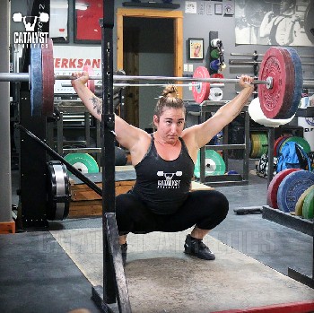 Sam overhead squat - Olympic Weightlifting, strength, conditioning, fitness, nutrition - Catalyst Athletics