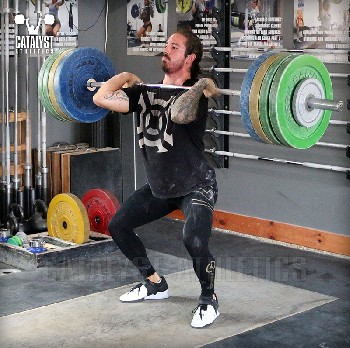 Christian power clean - Olympic Weightlifting, strength, conditioning, fitness, nutrition - Catalyst Athletics