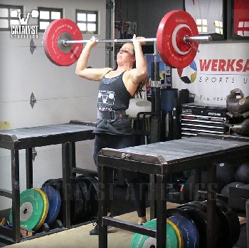 Susan push press - Olympic Weightlifting, strength, conditioning, fitness, nutrition - Catalyst Athletics