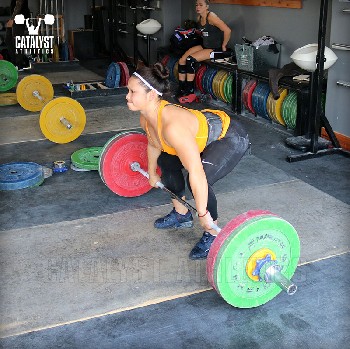 Lily clean - Olympic Weightlifting, strength, conditioning, fitness, nutrition - Catalyst Athletics