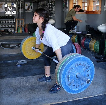 Lily snatch deadlift - Olympic Weightlifting, strength, conditioning, fitness, nutrition - Catalyst Athletics